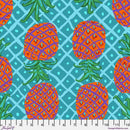 FS Kaffe Fassett Collective Grid - PWBM108.AQUA - Cotton Fabric
