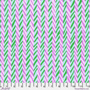 FS Kaffe Fassett Collective Herringbone Stripe - PWBM019.BLUE - Cotton Fabric