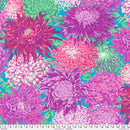 FS Kaffe Fassett Collective Japanese Chrys - QBPJ003.MAGENTA - Cotton Fabric