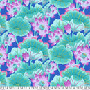 FS Kaffe Fassett Collective Lake Blossoms - PWGP093.TURQUOISE - Cotton Fabric