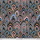 FS Kaffe Fassett Collective Marble Scallops - PWGP207.BLACK - Cotton Fabric
