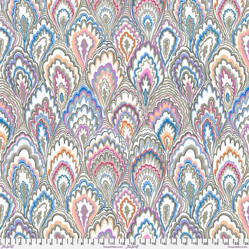 FS Kaffe Fassett Collective Marble Scallops - PWGP207.GREY - Cotton Fabric