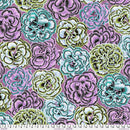 FS Kaffe Fassett Collective Picotee Carnations - PWPJ133.CONTRAST - Cotton Fabric