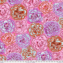 FS Kaffe Fassett Collective Picotee Carnations - PWPJ133.PINK - Cotton Fabric