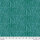 FS Kaffe Fassett Collective SM Fronds - PWBM098.TURQUOISE - Cotton Fabric