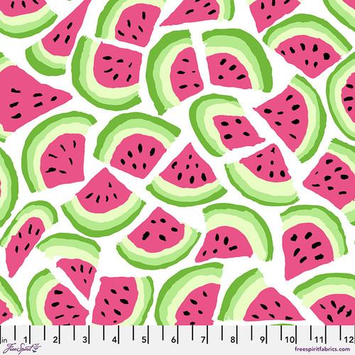 FS Kaffe Fassett Collective Slice - PWBM101.WHITE - Cotton Fabric