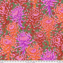 FS Kaffe Fassett Collective Spider Mums - PWPJ135.RED - Cotton Fabric