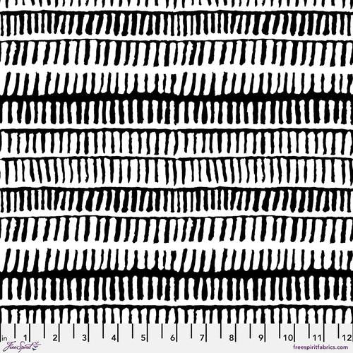 FS Kaffe Fassett Collective Zipper Stripe - PWBM103.ZEBRA - Cotton Fabric