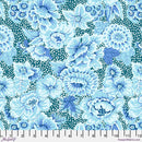 FS Kaffe: From The Archives Floral With Dots - PWGP002.BLUE - Cotton Fabric