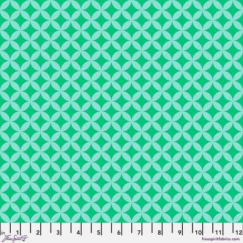 FS Love Always, AM - Cathedral PWAH202.JADE - Cotton Fabric