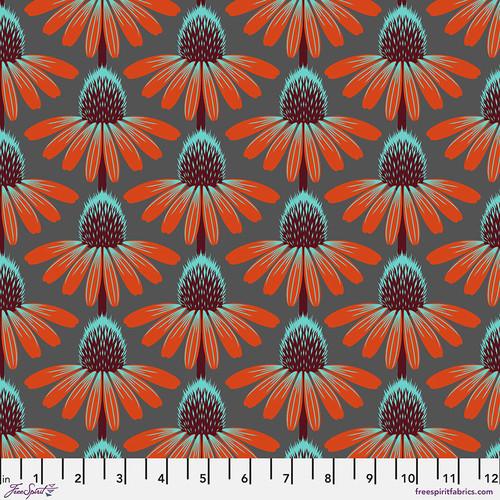 FS Love Always, AM - Echinacea PWAH075.BERRY - Cotton Fabric