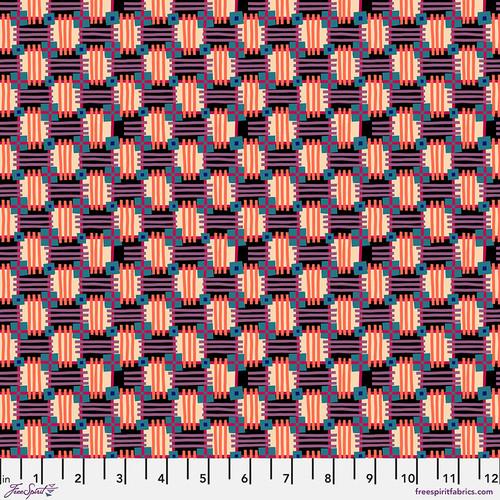 FS Love Always, AM - In Town PWAH158.LICORICE - Cotton Fabric