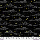 FS Moonlit Mischief Eerie Night Forest - PWMY049.BLACK - Cotton Fabric