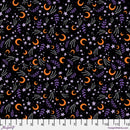FS Moonlit Mischief October Sky - PWMY051.BLACK - Cotton Fabric