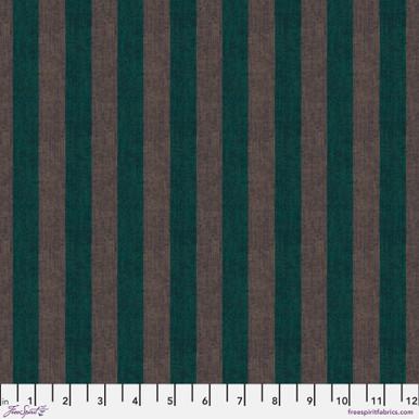 FS Shot Cotton Stripe - SSGP001.SEAWEED - Cotton Fabric