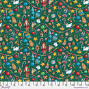 FS Snow Day Time To Decorate - PWMY035.EVERGREEN - Cotton Fabric