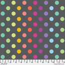 FS True Colors Graywork Disco Poms - PWTP262.CARBON - Cotton Fabric
