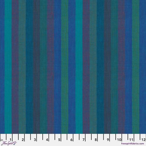 FS Woven Stripes Broad Stripe - WSGP003.BLUE - Cotton Fabric