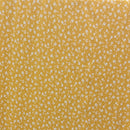 FTWH DTY Brushed Ditsy Floral - FA14550 Mustard/Ivory - Dress & Apparel Fabric