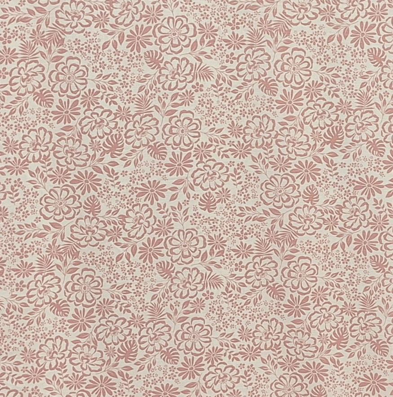 FTWH Geneva Floral - FA15209 Pink - Dress & Apparel Fabric