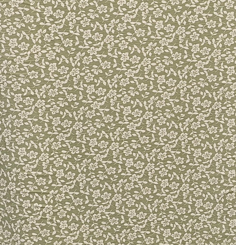 FTWH Janessa Floral - FA15224 Sage - Dress & Apparel Fabric