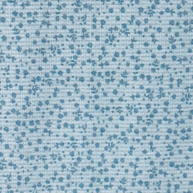 FTWH Pointelle Rib - FA14763 Angela Denim - Dress & Apparel Fabric