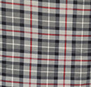 FTWH Polar Fleece Clan Plaid - FA14931 Grey - Fleece Fabric