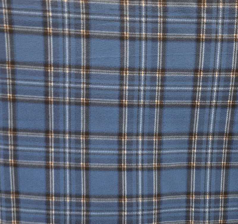 FTWH Polar Fleece Royal Stewart - FA14947 Blue - Fleece Fabric