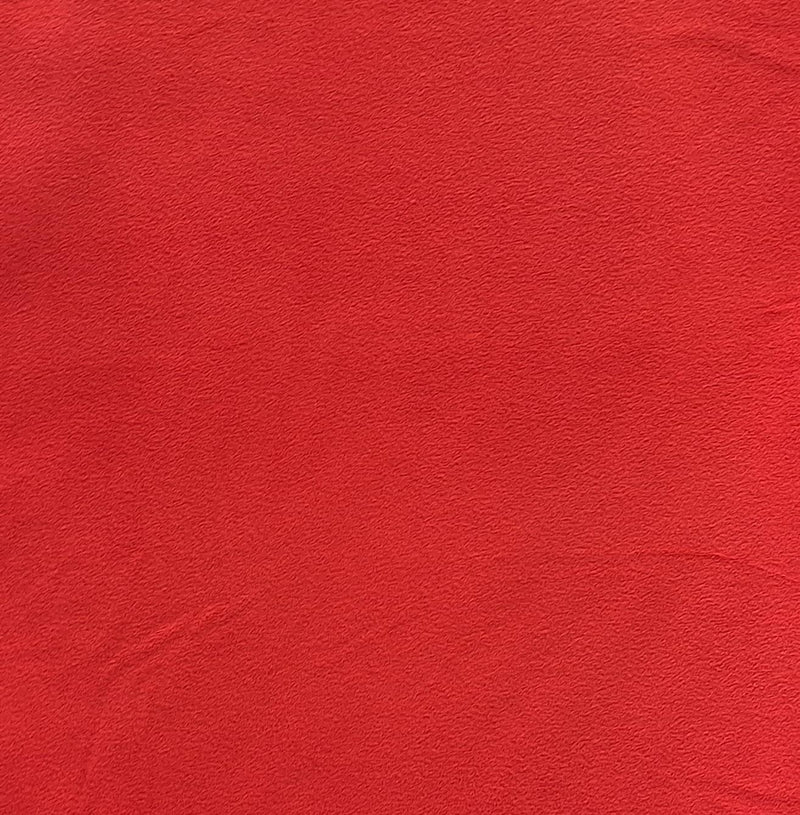 FTWH Polar Fleece Solid - FA11195 Red - Fleece Fabric