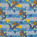 FTWH Polar Fleece Star, Moon, & Hearts - FA14941 Blue - Fleece Fabric