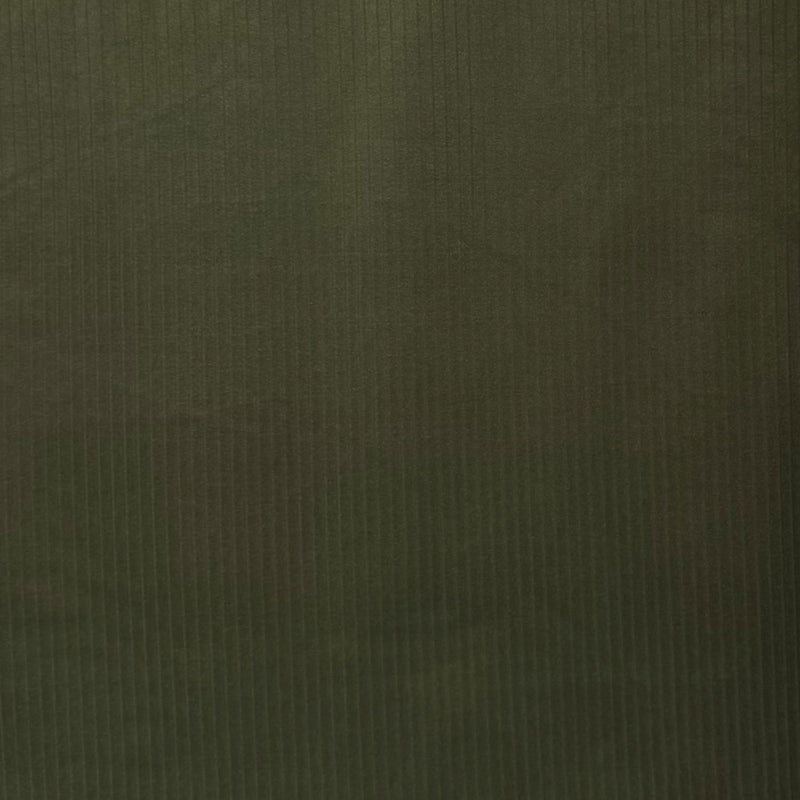 FTWH Rib Knit Solid Madelyn - FA14779 Olive - Dress & Apparel Fabric