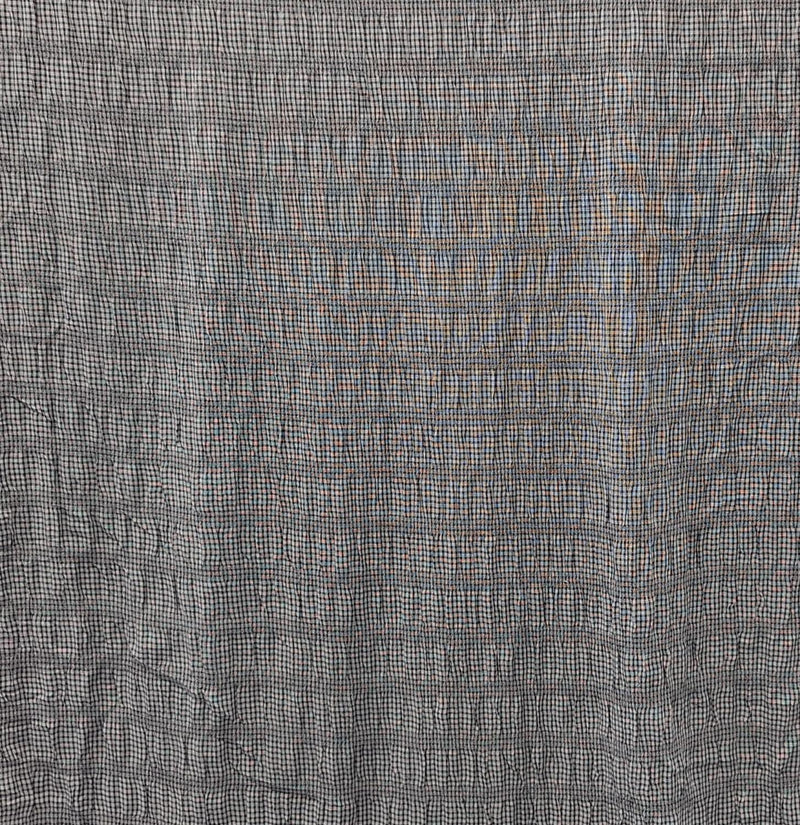 FTWH Seersucker Check Samantha - FA14709 Black - Dress & Apparel Fabric