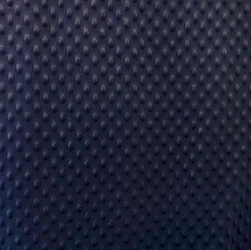 FTWH Softee Dot - FA15189 Navy - Minky Fabric