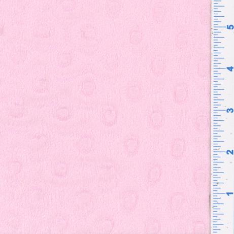 FTWH Softee Dot 60" - FA11249 Pink - Minky Fabric