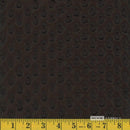 FTWH Softee Dot Poly Chenille - FA11236 Black - Cotton Fabric