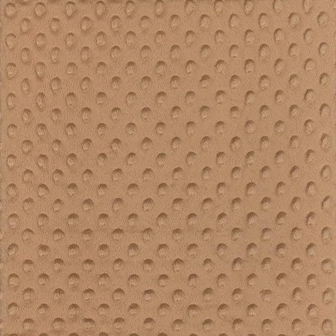FTWH Softee Dot Poly Chenille - FA11239 Camel - Cotton Fabric