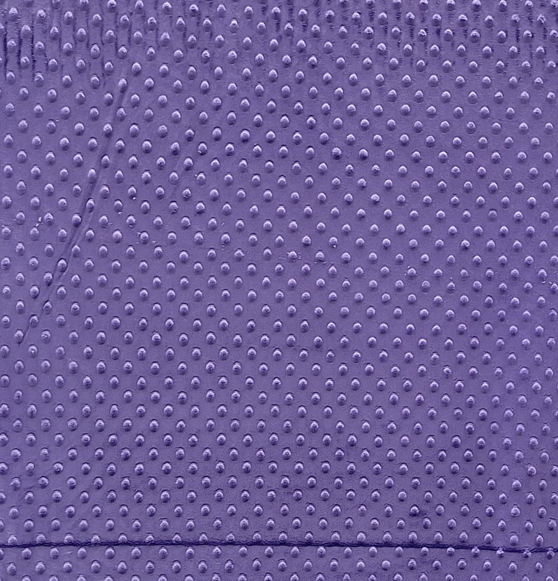 FTWH Softee Dot Poly Chenille - FA11250 Purple - Minky Fabric