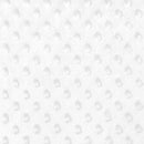 FTWH Softee Dot Poly Chenille - FA11424 White - Minky Fabric