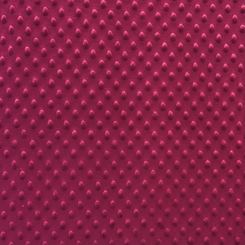 FTWH Softee Dot Poly Chenille - FA14459 Burgundy - Cotton Fabric