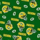 FT Green Bay Packer Fleece - 6322-D Green - Polyester Fleece