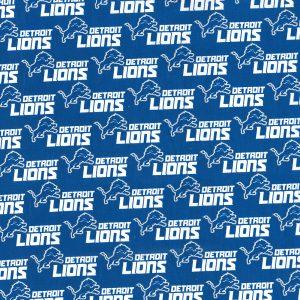 FT NFL Detroit Lions Sports Team 54" Wide 14727-D - Cotton Fabric