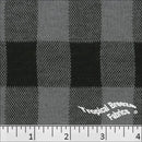 GDS Buffalo Plaid Knit - 32327-GY Gray - Dress & Apparel Fabric