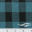 GDS Buffalo Plaid Knit - 32327-TL Teal - Dress & Apparel Fabric