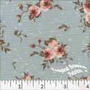 GDS Poly/Spandex Rebecca Print - 573513-AQ Aqua - Dress & Apparel Fabric