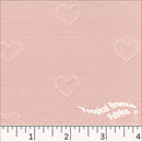 GDS Poly Downy Hearts - 323542-BL Blush - Dress & Apparel Fabric