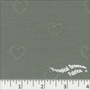 GDS Poly Downy Hearts - 323542-SG Sage Green - Dress & Apparel Fabric