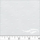 GDS Polyester Swiss Dot - 32323-WH White - Dress & Apparel Fabric