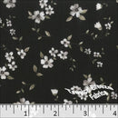 GDS Sweet Cream Floral Print - 42525-BK Black - Dress & Apparel Fabric