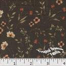 GDS Vintage Weave Floral Print - 42618-CH Charcoal - Dress & Apparel Fabric