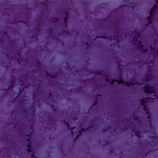 HFF 1895 Bali Watercolor Batiks - 1895-N45 NEW GRAPE - Cotton Batik Fabric